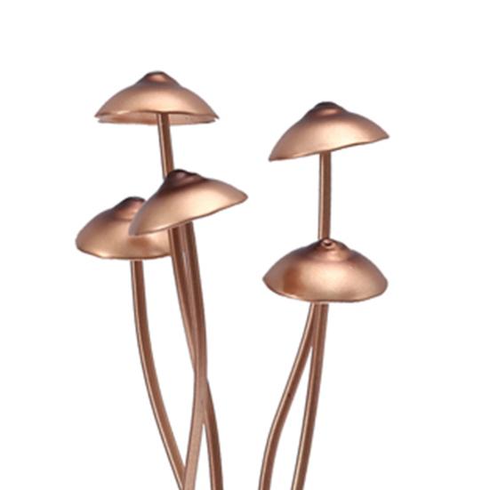 Грибной металлический декоративный садовый кол, нержавеющий, устойчивый к коррозии, простая установка, уличная дорожка, патио, гриб