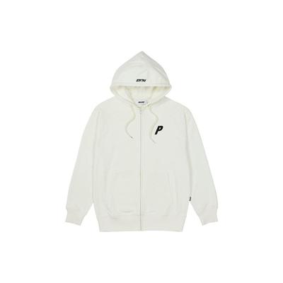 Palace Белая верхняя одежда унисекс с капюшоном на молнии из фетра P24CS115