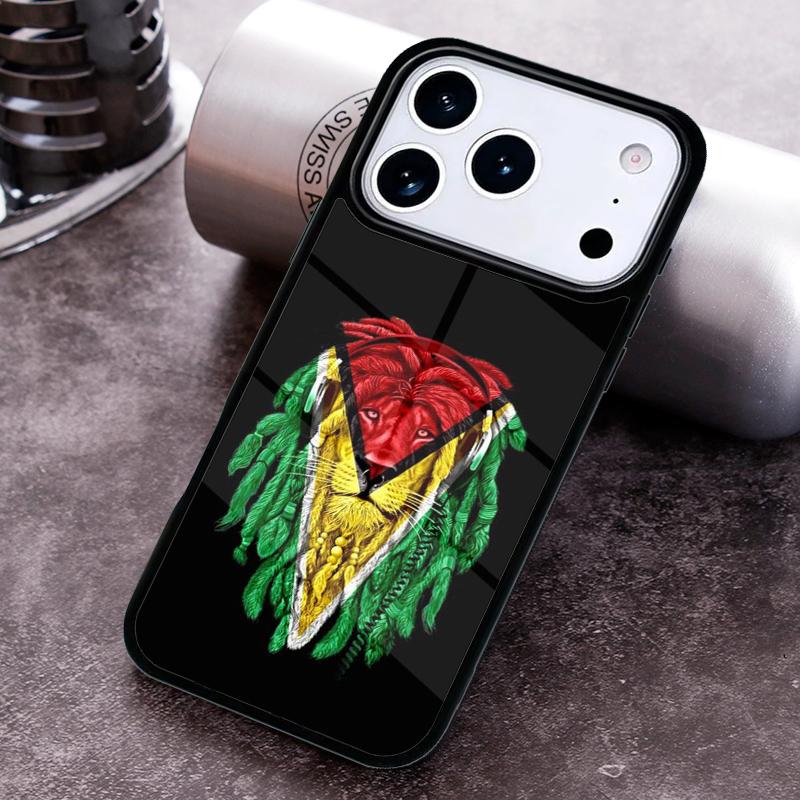 Guyana Flag Phone Case for iPhone 17 16 15 Pro Max Air 14 13 12 11 Plus Shockproof Cover