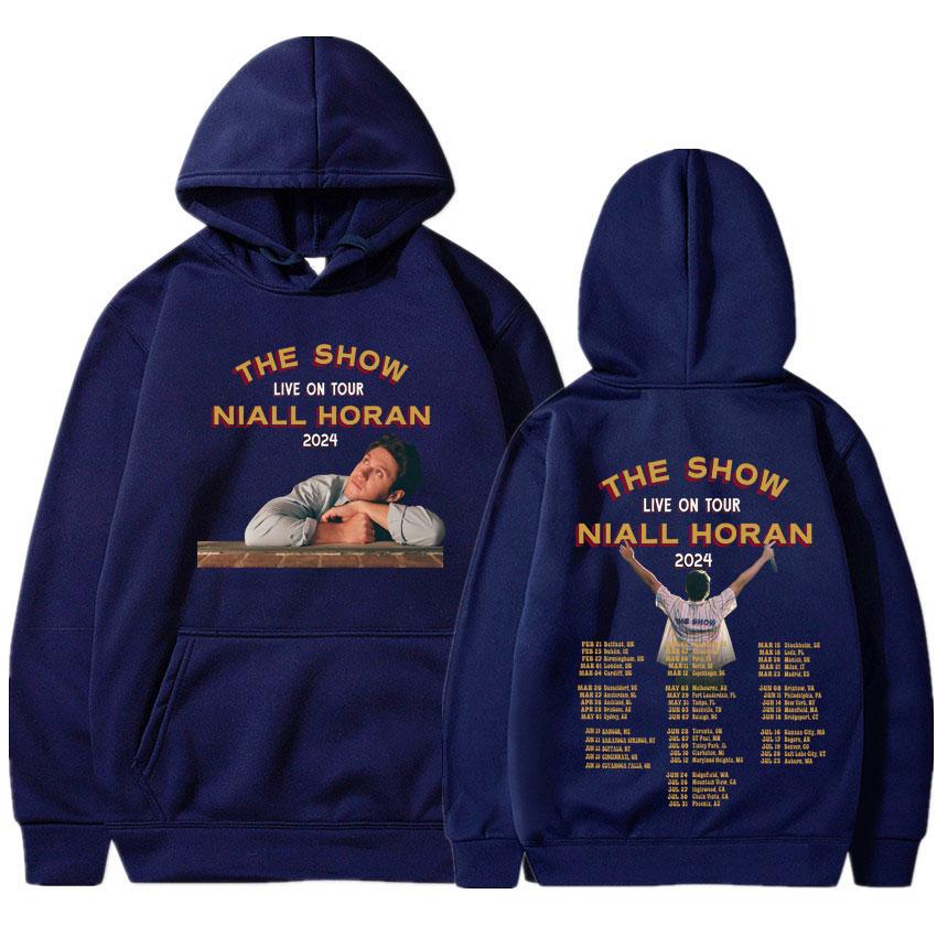 Найалл Хоран The Show Live on Tour Концертные Худи Мужские Женские Модные Винтажные Свитшоты Повседневные Эстетичные Оверсайз Худи