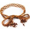 Woven Knot Female Waist Rope Bohemian Style Dress Waistband Fashion Waist Belt  for Women