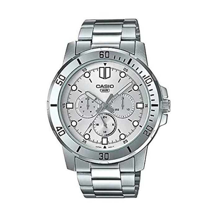 Мужские часы CASIO Standard MTP-VD300D-7E (Серебряный)