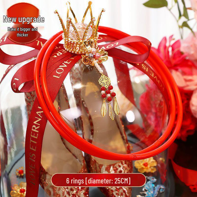 Свадебный набор хрустальной обувной коробки с замком и фотореквизитом – Идеально для свадебных игр и сюрпризов