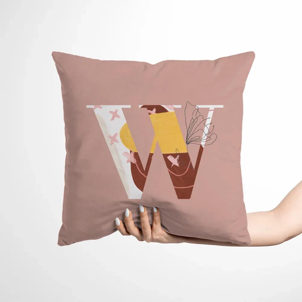 Современные товары для украшения дома Английские буквы Наволочка для подушки x Наволочки Чехлы для подушек Декоративные подушки Диван