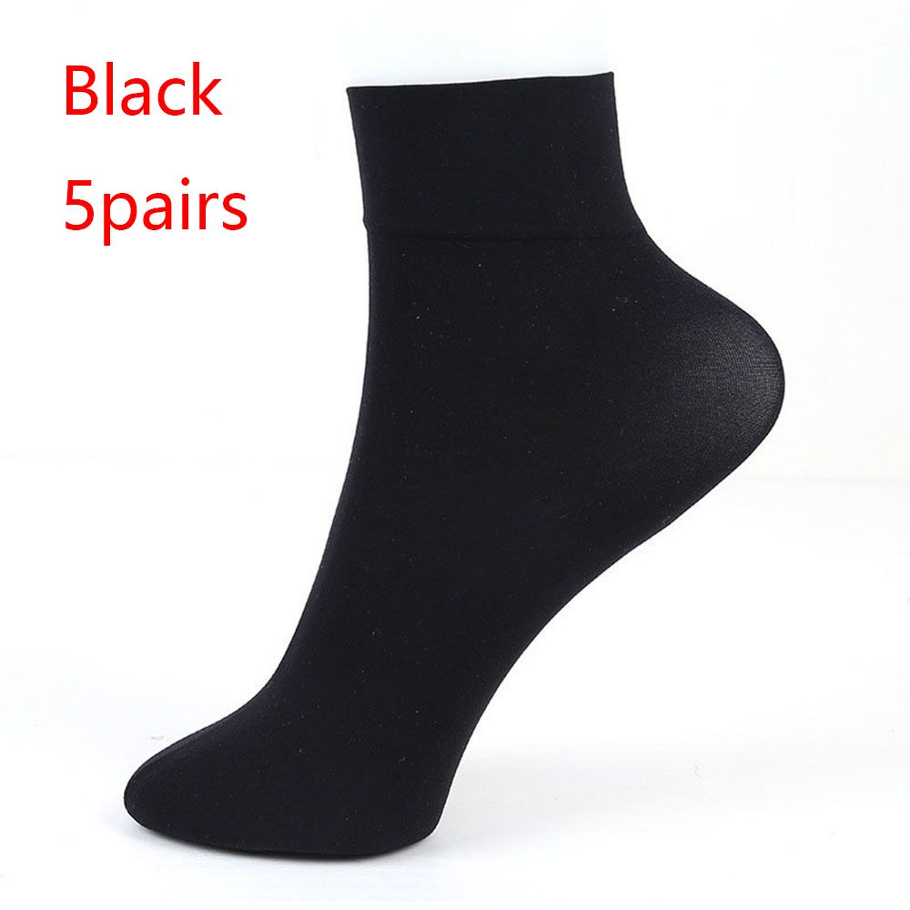 1/5/10 пар Модные Осенне-зимние Теплые Носки Женские Девушки Однотонные Толстые Шелковые Широкое Голенище Нейлоновые Носки до Щиколотки Женские Мужские