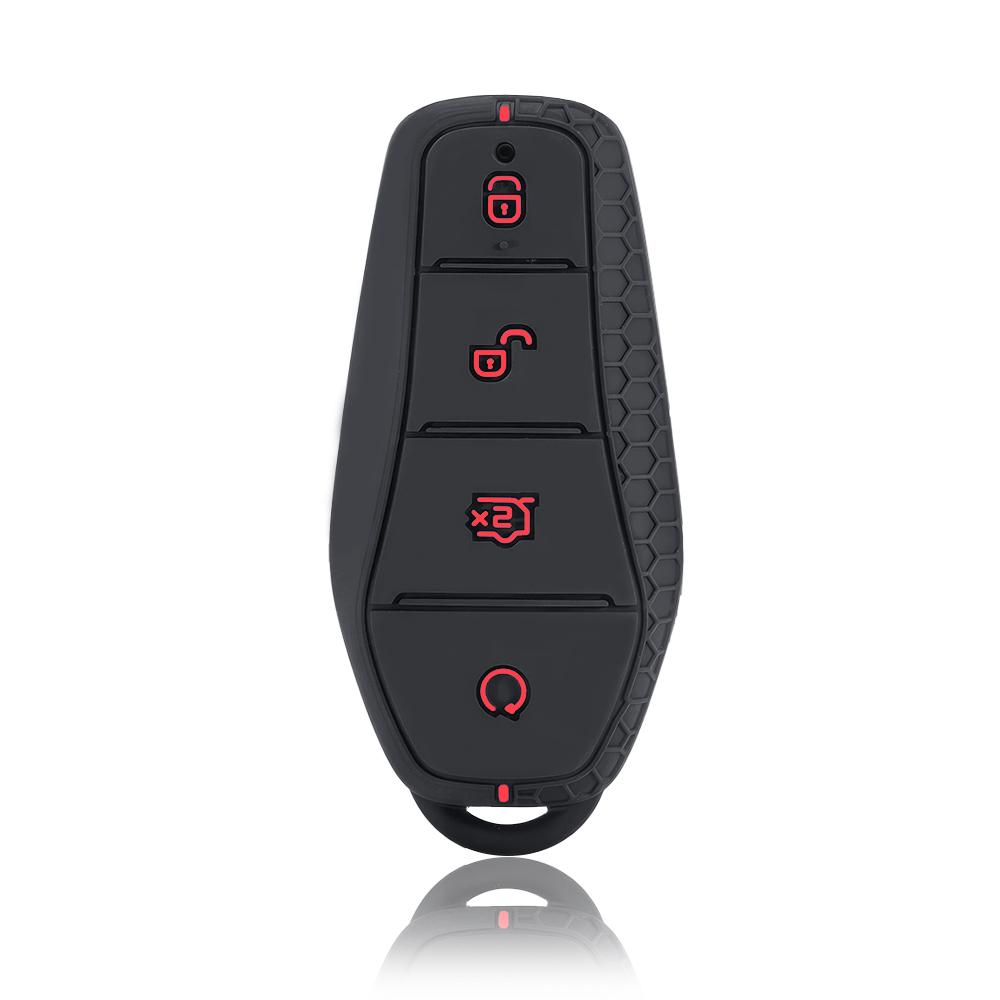 Новый модный силиконовый держатель чехол для ключа для BYD Atto 3 Han EV Dolphin Song PRO Max Tang DM Yuan Dolphin E2 Qin PLUS Чехол для автомобильного ключа