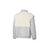 Puma Куртка из искусственной овчины с карманами и вышивкой, хлопковая, в стиле пэчворк, мужская, белая 534974-93