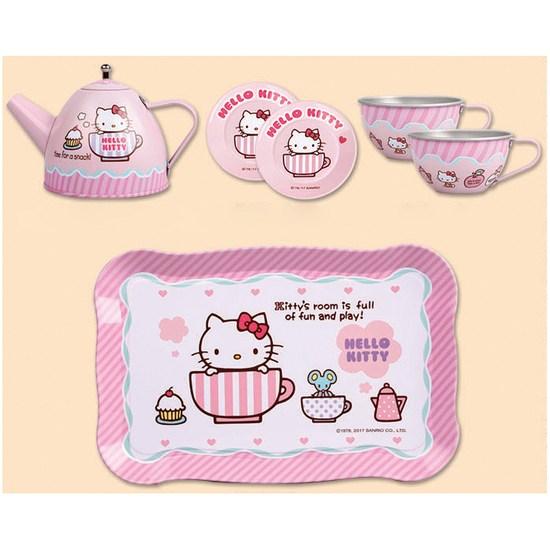 Hello Kitty Классический домик для чаепития, разноцветный, 1 предмет, популярный персонаж в Корее