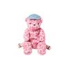 Acne Studios Face Logo Denim Backpack Women backpack Pink C10172-415