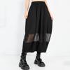 Plus Size Black High Waist Vintage Summer Casual Loose Long for Woman Skirts Womens Skirt