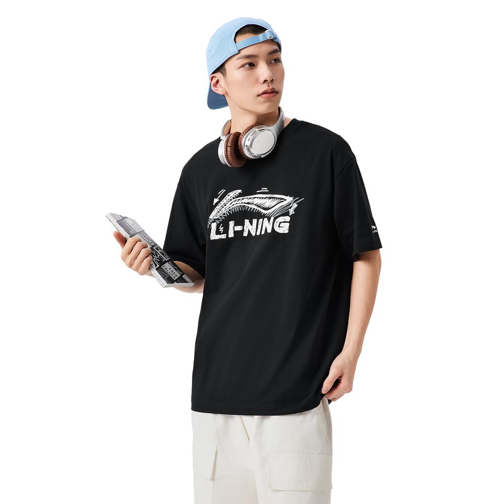 Мужская футболка Li Ning Sports Life Collection Черная AHSV829-2
