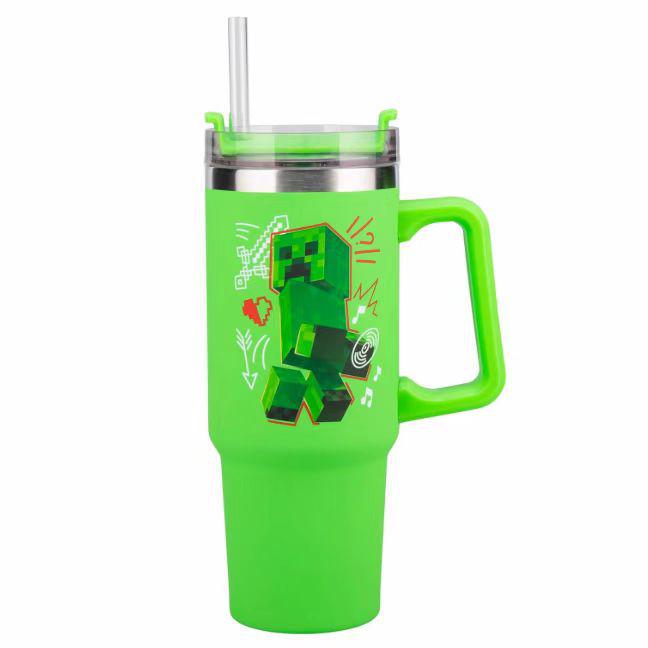 Minecraft Torch Mug for Kids – Game-Themed Water Cup