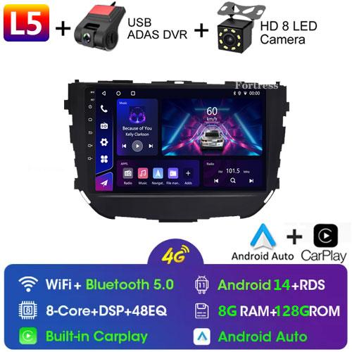 Для Suzuki Vitara Brezza 2016 - 2019 Автомобильный Радио Мультимедиа Видео Плеер Навигация Android 13 2din 2 din DVD carplay Android auto