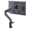 Sanwa Direct Monitor Horizontal and Vertical Compatible with 12kg Weight Arm, 3-Joint Arm, 32-inch Monitors, Capacity, Gas-Powered, Clamp/Grommet