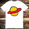 Planet Saturn Simple Drawing Funny T Shirt Meme Gift Shirt Funny Tee Vintage Style Aesthetic Unisex Gamer Cult Movie Music 6269 T-shirt