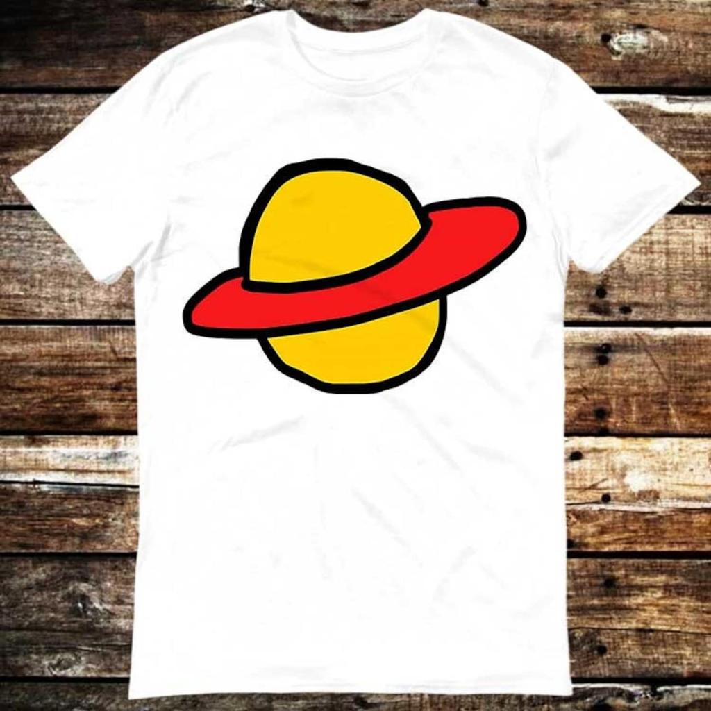 Planet Saturn Simple Drawing Funny T Shirt Meme Gift Shirt Funny Tee Vintage Style Aesthetic Unisex Gamer Cult Movie Music 6269 T-shirt