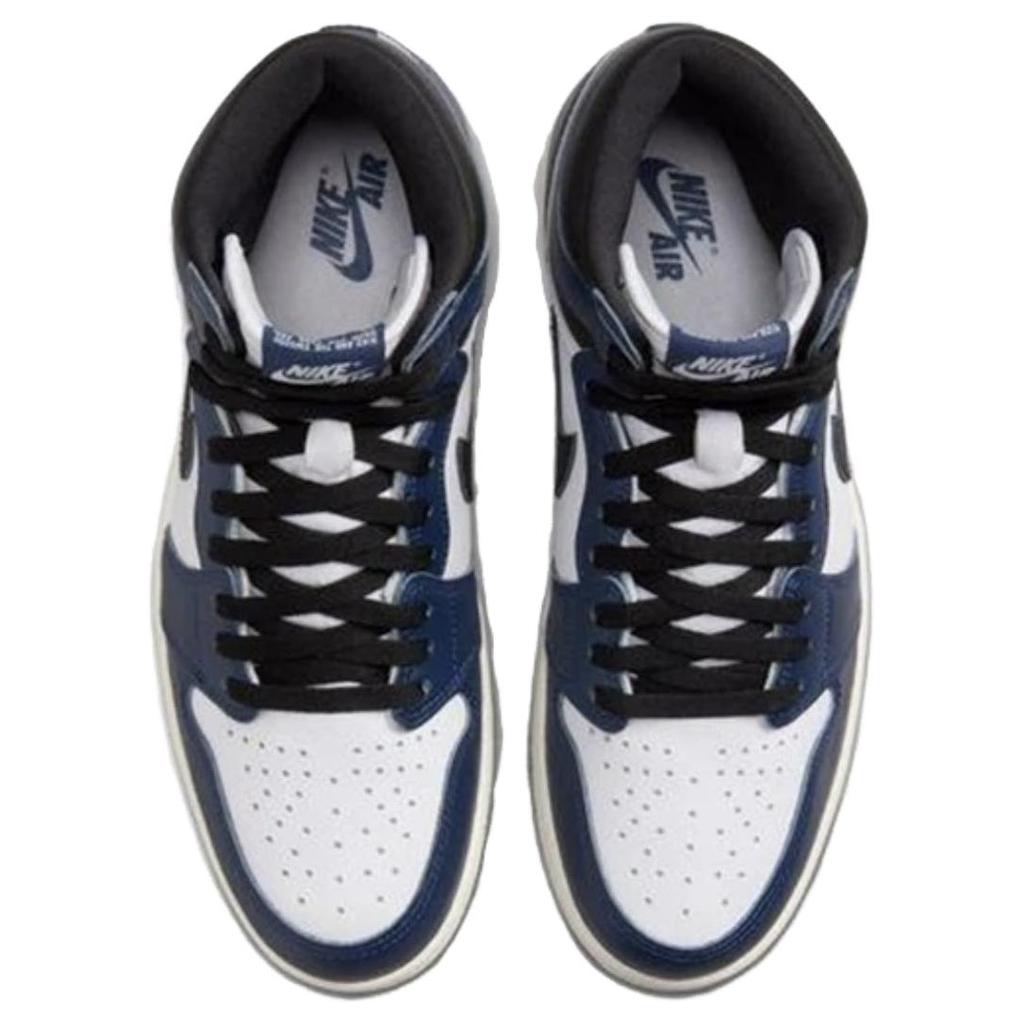 Air Jordan 1 Retro High OG Midnight Navy мужские кроссовки синие черные белые DZ5485-401