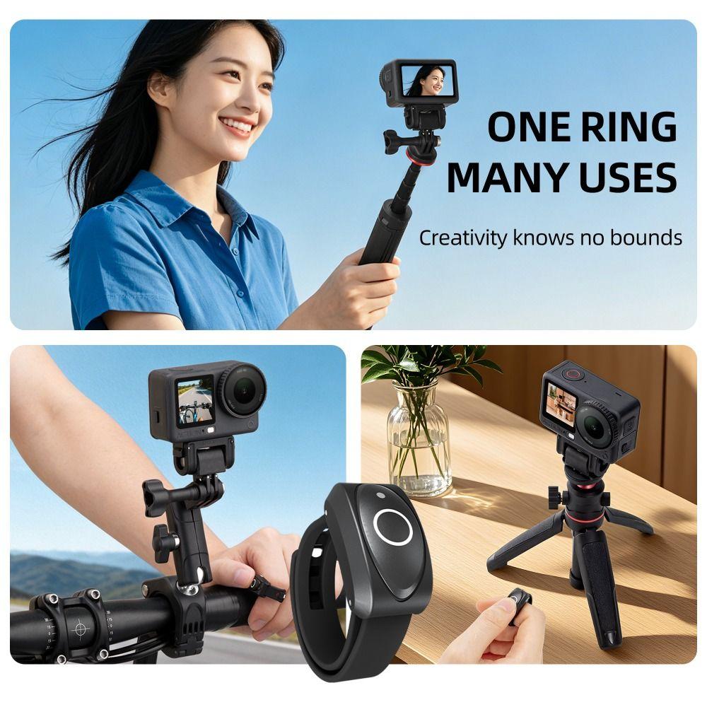Lightweight Finger Shutter Remote for DJI Osmo Action 6/5Pro/4/3 Action Camera Accessories