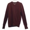 Paul Smith Wool Long Sleeve V Neck Sweater L Purple Knit Women Used