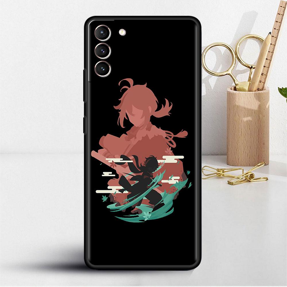 Аниме Genshin Impact Мягкий чехол для Samsung Galaxy S22 S20 FE S21 S10 S9 Plus S8 Note 20 Ultra 10 Lite Чехол для телефона