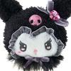 Sanrio Face Hair Clip (Mellow Saroumi Rabbit) Kuromi, Polyester and Steel, Ages 3 and Up, 552127