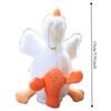 Can Pull Bees Duck Doll Pendant Crayfish Turtles Bees Plush Cartoon Duck Keychain  Bag Hanging