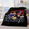 New England Patriots Gear Portable Blanket/Soft Blanket Bedding Blanket Suitable for Travel Camping Living Rooms Offices Sofas Fan Gifts