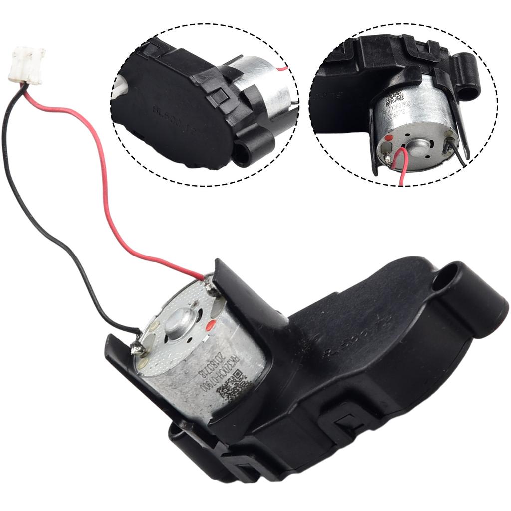 Черный мотор боковой щетки для робота-пылесоса VCR16/Cecotec BL500/Redmond R500, аксессуар, запасные части, деталь пылесоса