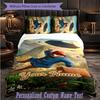 Personalized 3Pcs Bedding SetPaddington Custom Text Duvet Cover Pillowcase Set Bedroom Gift