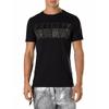 Philipp Plein Mens Monotone Logo Diamante T-Shirt