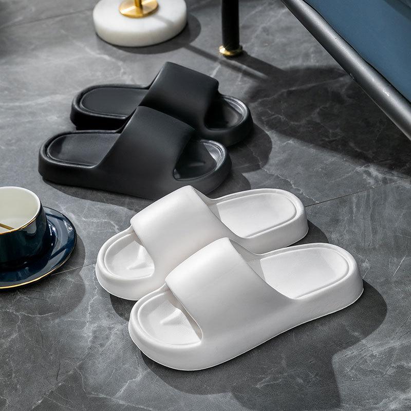 Модные повседневные женские домашние тапочки из ЭВА с нескользящей толстой подошвой