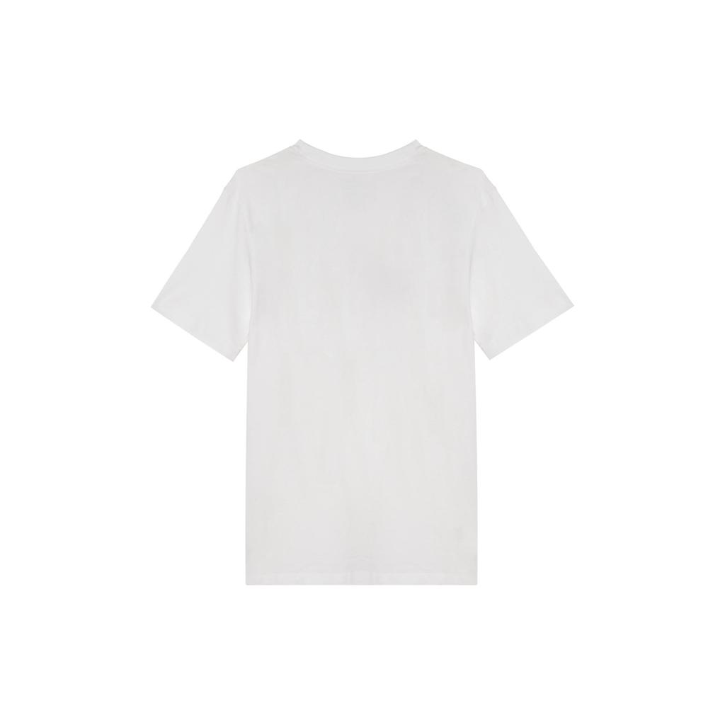 Jordan T Shirts Men's White Crew Neck Moderate Straight Fit DH8979-100