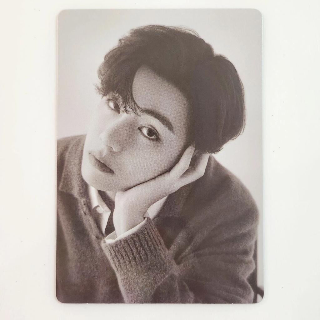 BTS 2024 Поп-ап MONOCHROME ОФИЦИАЛЬНАЯ МИНИ-ФОТОКАРТОЧКА