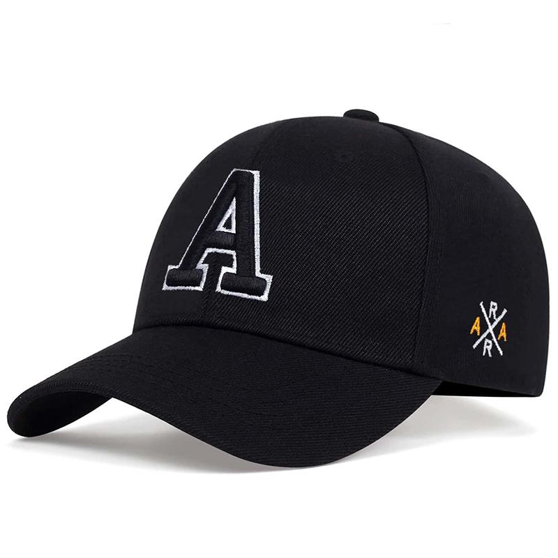 Fashion Letter A Side AR Embroidery Hip Hop Caps Men and Women Baseball Hat Spring and Autumn Outdoor Travel Hats Golf Cap