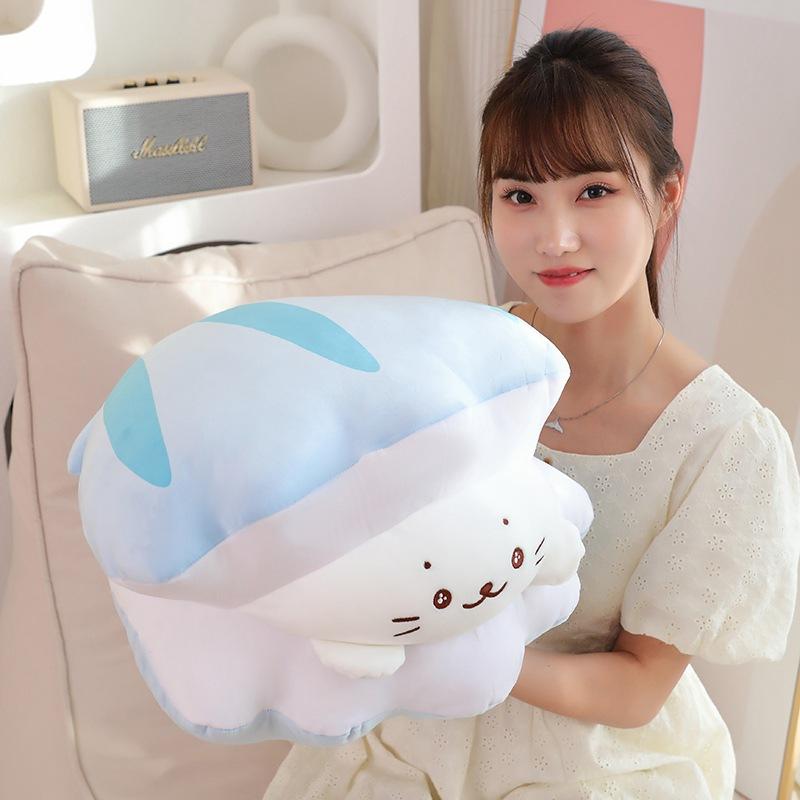 Креативная мягкая подушка-игрушка в виде тюленя из софтшелла, кукла, подушка для дома, дивана, подушка, кукла для девочки