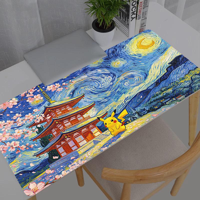 Gaming Mouse Pad Large Computer Mousepad Desk Mat Pokemon Pikachu new PC Anime Carpet Keyboard Gamer Accessories Table
