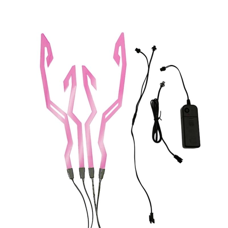 Мотоциклетный шлем световая полоса для езды на шлеме своими руками светодиодная лента 4 в 1