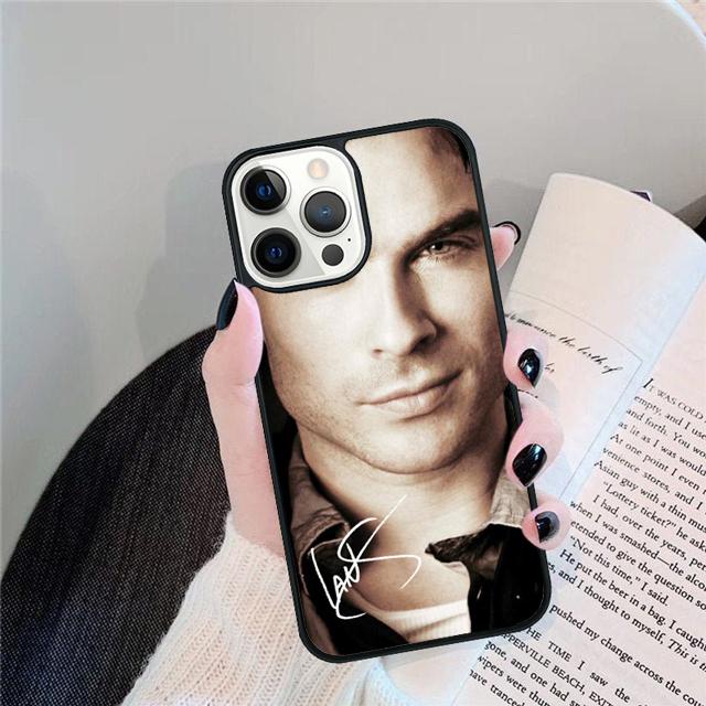 Чехол для телефона Damon Salvatore The Vampire Diaries Для iPhone 17 Air 15 16 Pro Max 14 13 12 11 Pro Max Plus