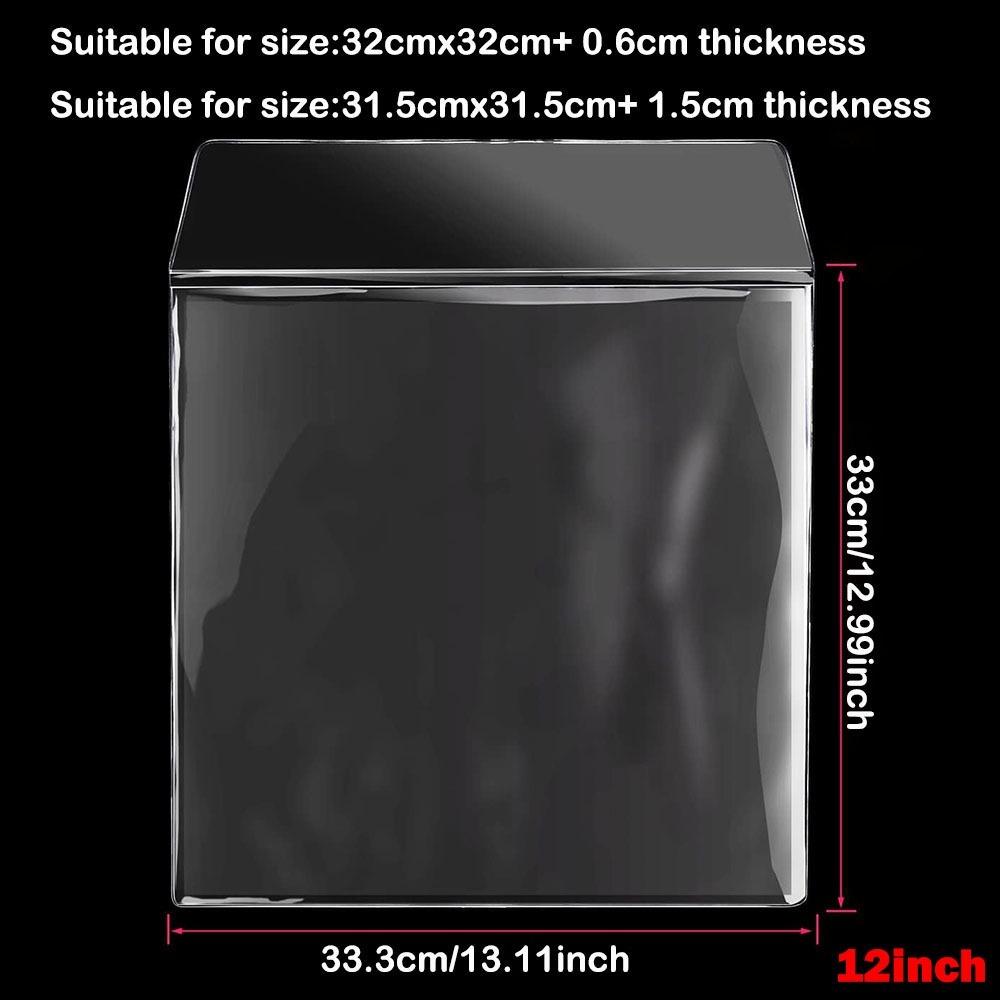 7/10/12 inch Vinyl Records Sleeve Resealable Vinyl Outer Sleeves Useful LP Record Cover  Record