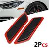 2PCS Smoke Car Front Bumper Reflectors Fit For BMW 3 Series F30 2013-2015 Front Bumper Side Marker Reflector Lights