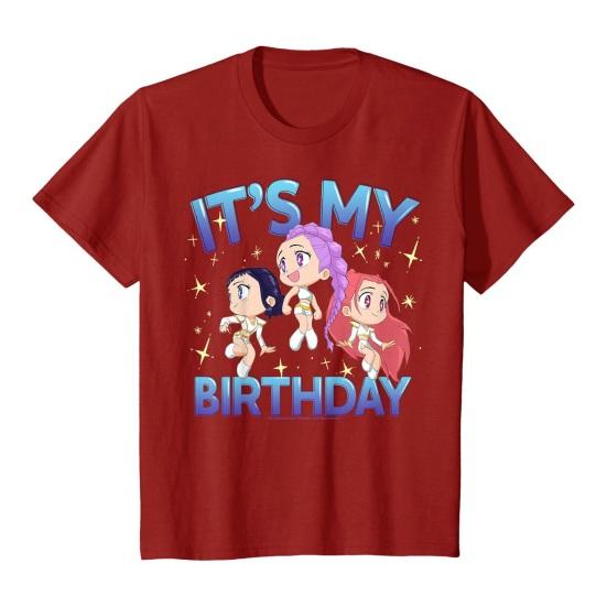 Tee Shirt Round Neck Short Sleeve Cartoon Anime Pattern Women T-shirt Loose Fit Breathable