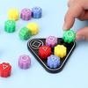 5pcs/set Gonggi Gong-gi Korean Jacks As Seen In Squid Game Season 2 VIRAL GAME Funny Toys for Friends Children with Triangle Holder GZW