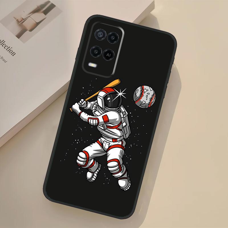 Чехол с астронавтом, футбол, баскетбол для Oppo A76 A96 A16 A17 A18 A60 A80 A40 A38 A58 A78 A98 A94 A74 A54 A15 A57 A77 A5 Pro