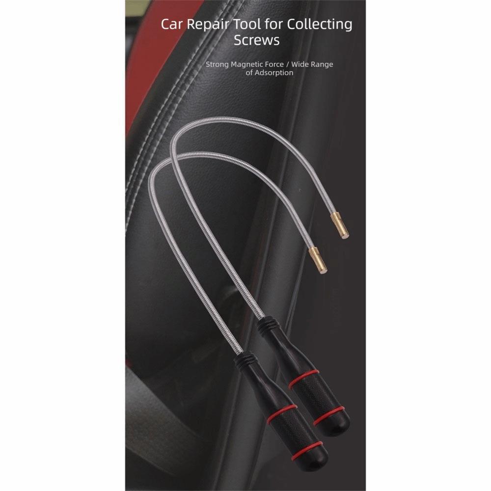 Powerful Flexible Magnetic Pickup Tool Foldable Magnet Grabber Metal Suction Bar Automotive Repair