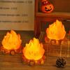 Flame Simulation Flame Night Light Battery Operated Night Lamps  Home Tabletop Ornament