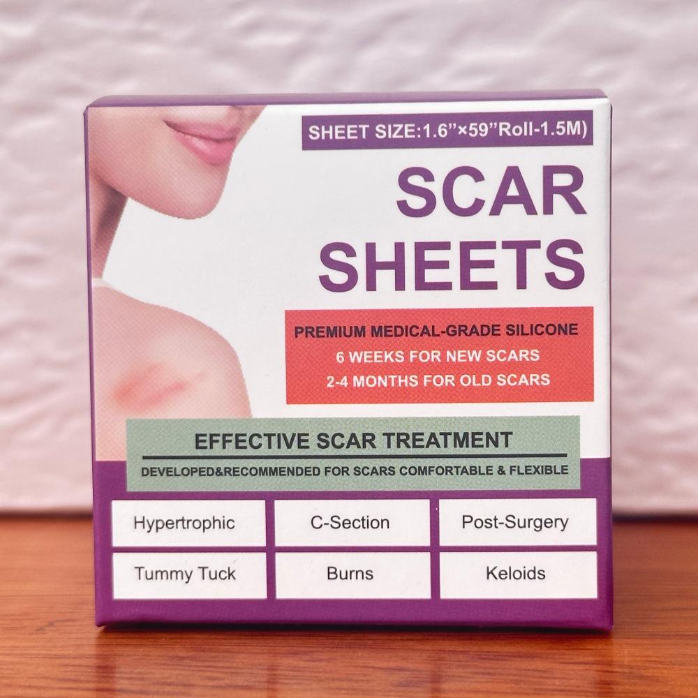 Силиконовая пластина от шрамов, сертифицированная FDA, для улучшенного прилегания и ухода за гипертрофическими рубцами