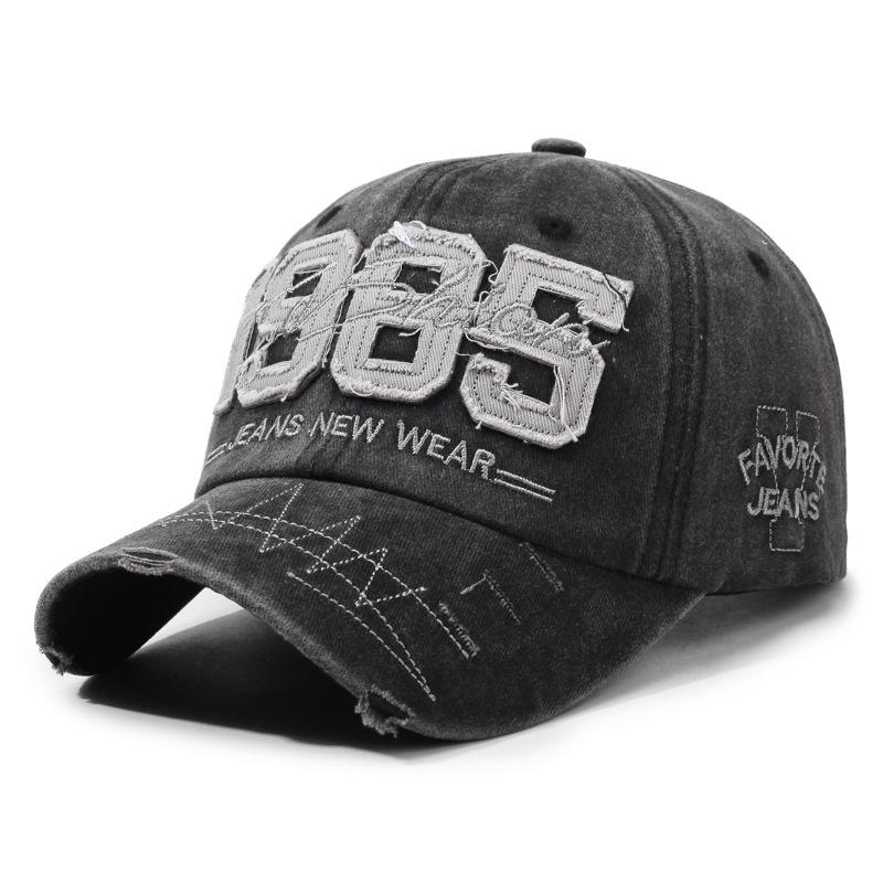 Vintage Men Letter Embroidery Baseball Cap Spring Summern Women Cap