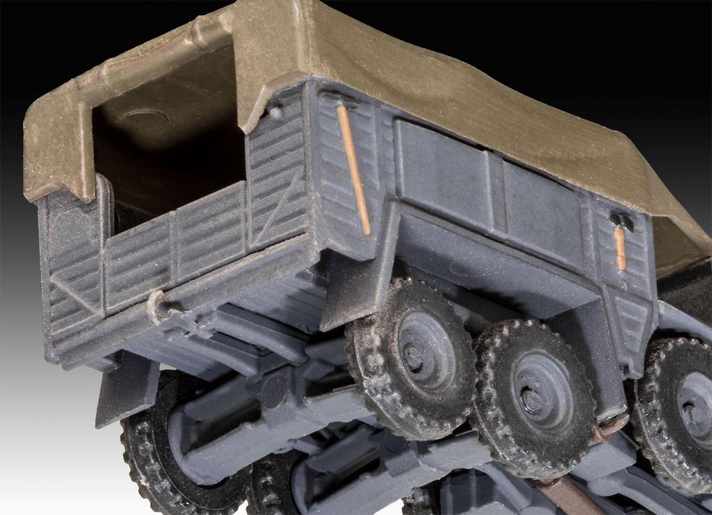 Revell Немецкий KFZ 69 с Pak Пластиковая Сборная Модель 03344 1/76 Krupp-Protze 3.7cm