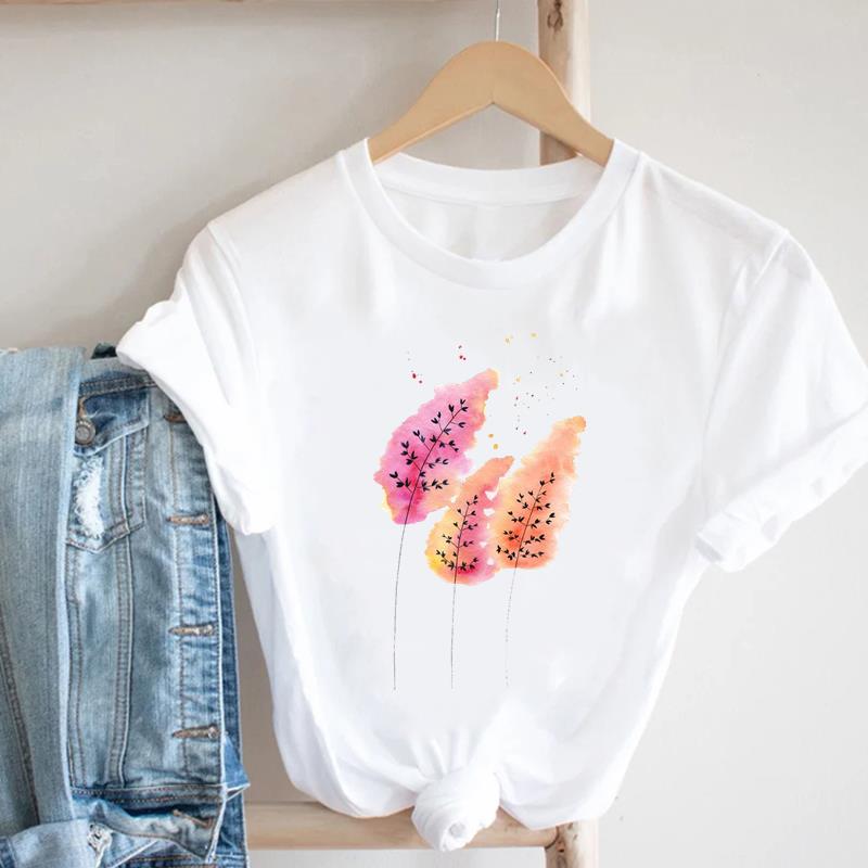 (Азиатский размер) Женская футболка с принтом «Любовное письмо», тренд 90-х годов, женская футболка с короткими рукавами, повседневная модная футболка, женская футболка с графическим рисунком