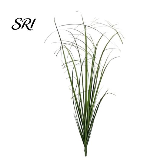 Fake Grass Decoration 2Pcs Simulated Plants for Handicrafts Artificial Green Plant Stems Decorations Realistic Home Office Weddings Parties